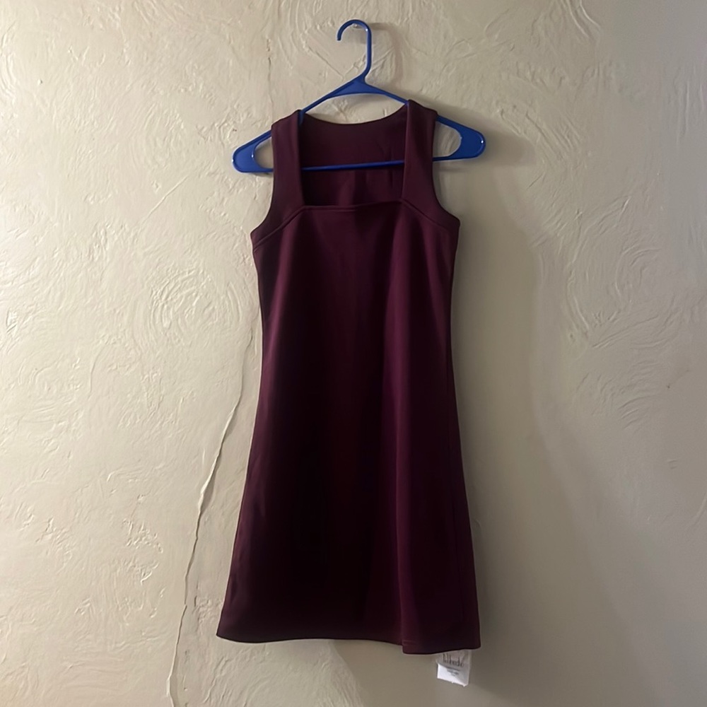 Maroon activewear dress